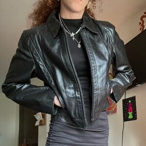 Vintage leather jacket